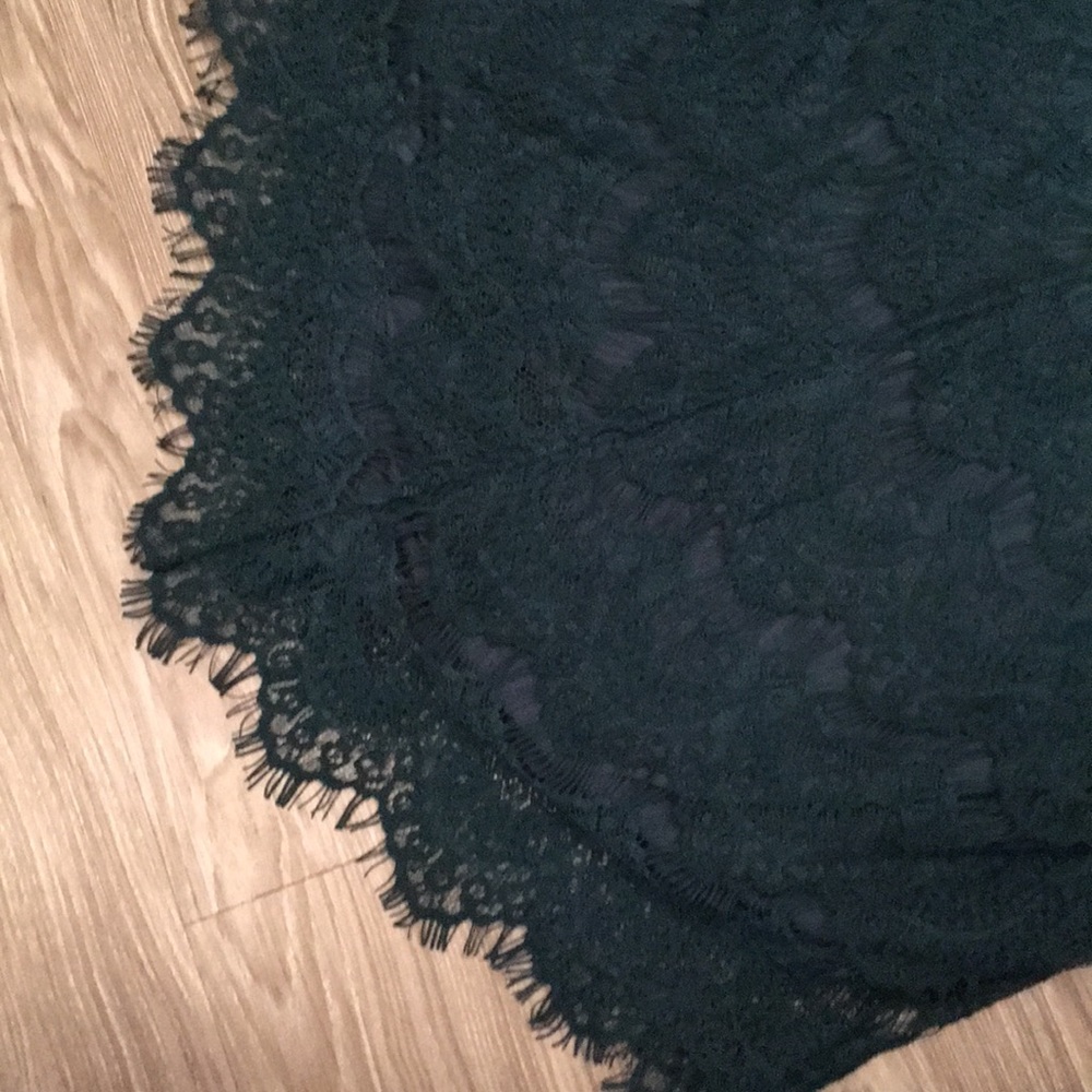 NWT Free People She’s got in green lace slip sizeL - Picture 4 of 8